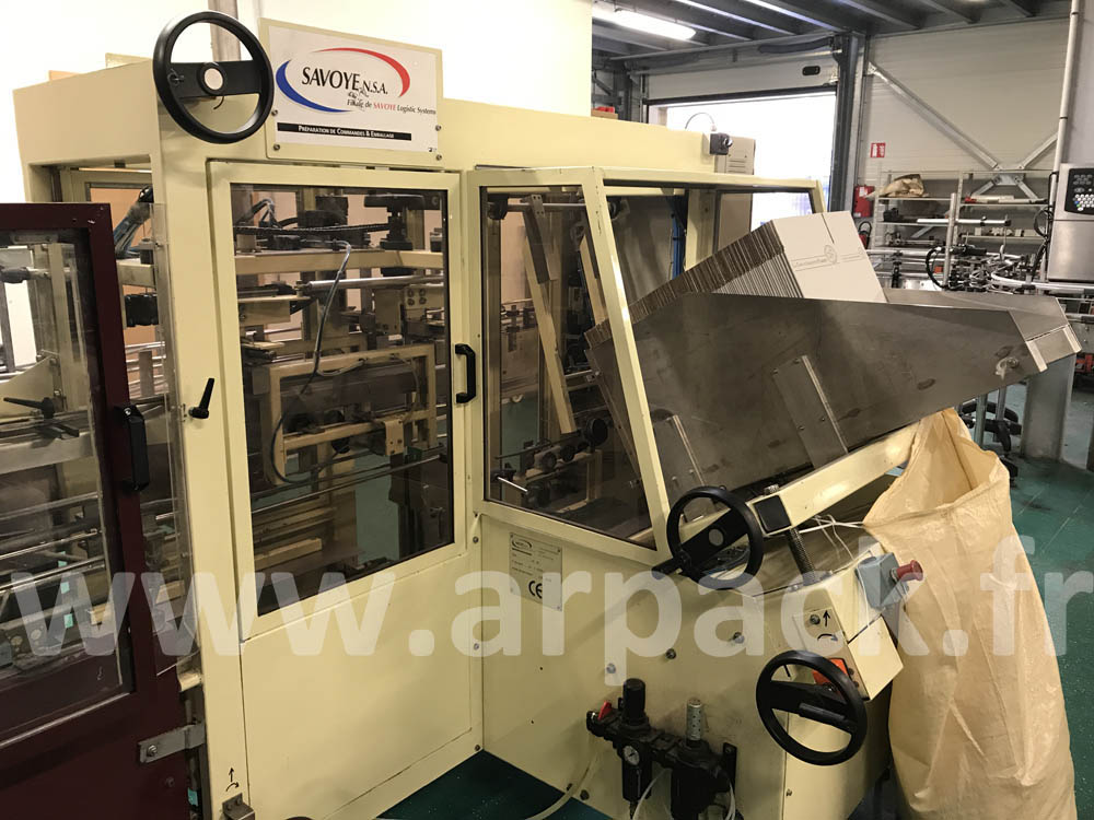Chaine de mise en carton Savoye
