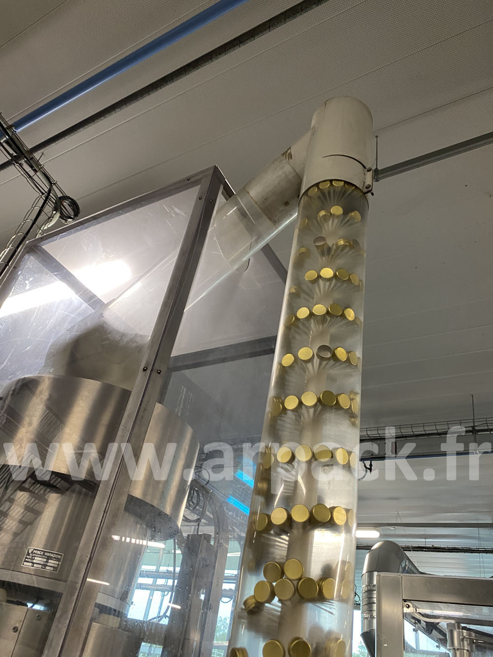 Capsuleuse à vis bouteille champenoise quart aviation