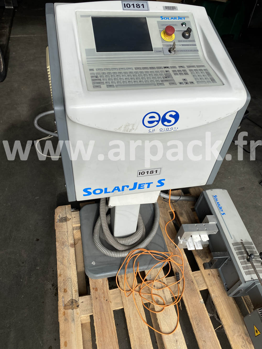 Laser gravage bouteille ES Technology Solar jet S 2.0 25W